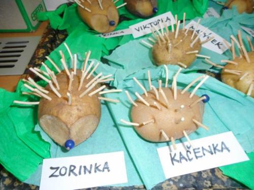 Práce dětí - podzim, zima