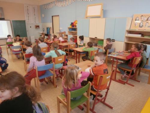 Návštěva 1.třídy v ZŠ 13.3.2018